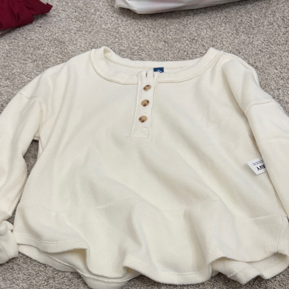 Old Navy Cream Kids Sweater